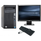 Sistem Desktop PC, procesor Intel Xeon E5-1650V4,  32 GB RAM,  SSD 512 GB, Quadro M4000 + Monitor 24 inch + Tastatura + Mouse